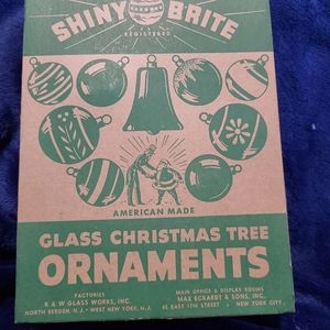 Shiny Brite Glass Christmas Tree Ornaments
